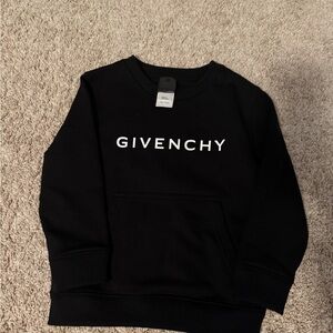 Authentic Nee Givenchy Black Crewneck with White Logo